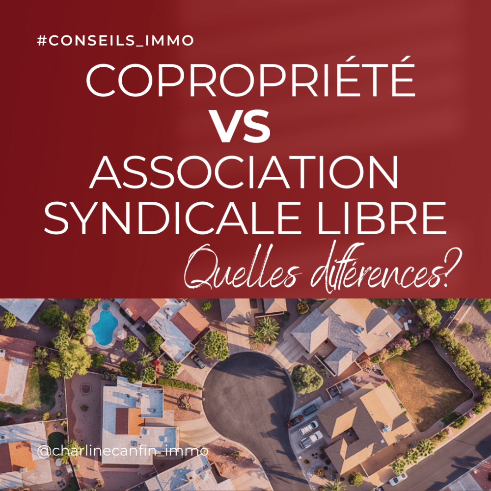 différences copropriétés et ASL Associations syndicales libres